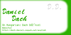 daniel dach business card